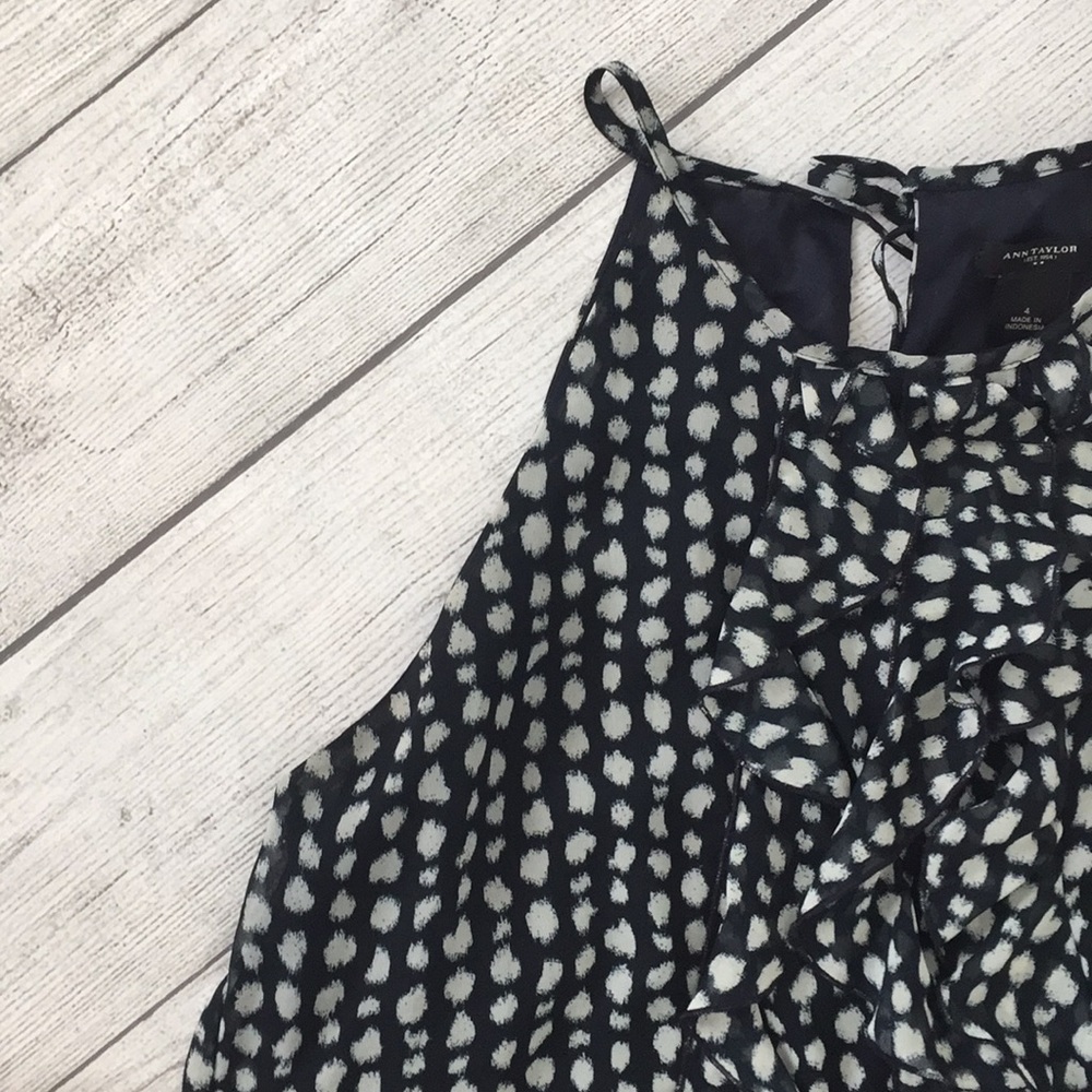 Navy Ann Taylor Top